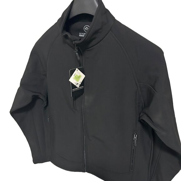 Strormtech Performance Softshell Jacket Mens Size Medium Full Zip Black … - Picture 2 of 7